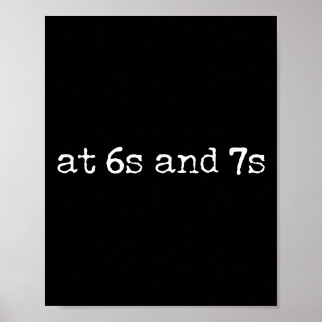 Affiche 67 Prof de anglais Mème Six Seven Idiome Drôle de  (Devant)