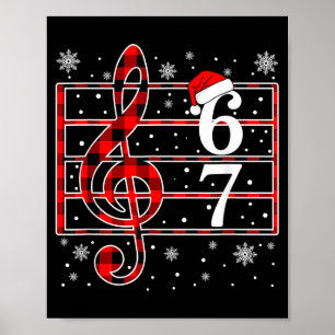 Affiche 67 Prof Slang Musique Musicien Père Noël Prof de M