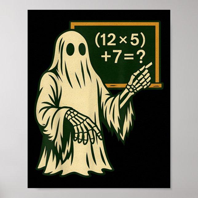 Affiche 67 Professeur Fantôme d'Halloween Six Sept Mème Br (Devant)