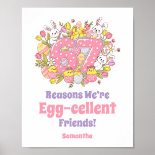 Affiche 67 raisons pour lesquelles nous sommes des amis ex