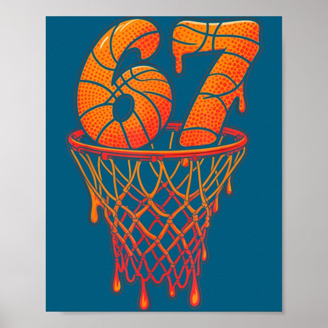 Affiche 67 Sept Crème Goutte Glace Basket Six Meme (Devant)