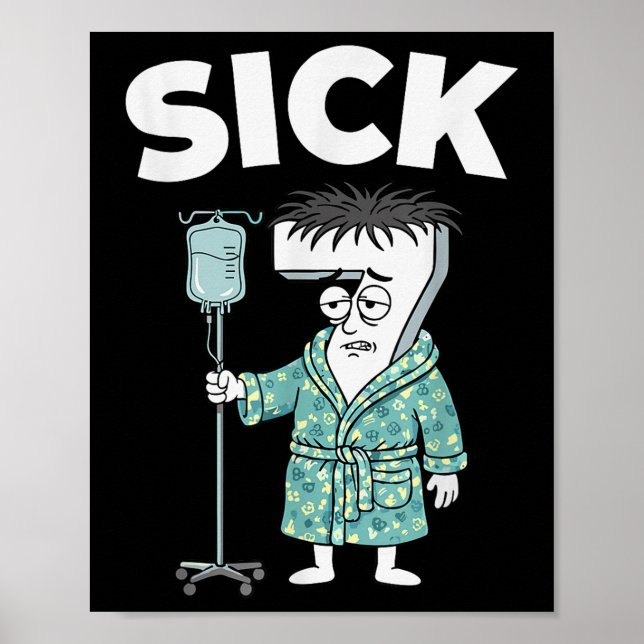 Affiche 67 Sick Seven Six 6 7 Meme  (Devant)