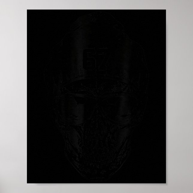 Affiche 67 Six Seven 67 Mème Drôle Détresse 67 Numéro Sr (Devant)