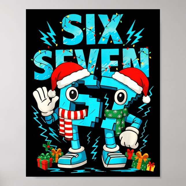 Affiche 67 Six Seven 6-7 - Funny Italian Brainrot Kids Gam (Devant)