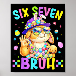 Affiche 67 Six Seven Bruh Lapin Pour Enfants Filles Garçon