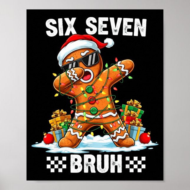 Affiche 67 Six Seven Burh Christmas Gingerbread 6 7 Meme M (Devant)
