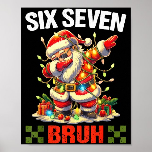 Affiche 67 Six Seven Burh Funny Christmas 6 7 Meme Men Wom (Devant)