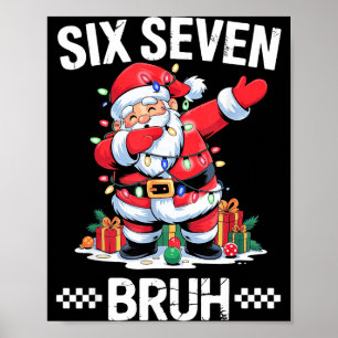 Affiche 67 Six Seven Burh Noël 6 7 Meme