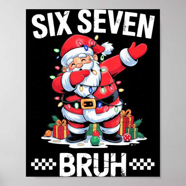 Affiche 67 Six Seven Burh Noël 6 7 Meme  (Devant)