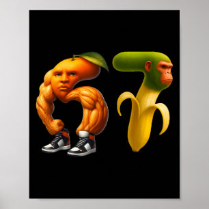 Affiche 67 Six Seven Italien Brainrot Meme Couple Correspo