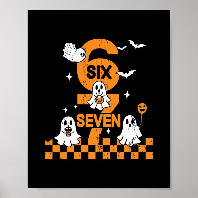 Affiche 67 Six Seven Meme 6 7 Couple Matching Halloween Co (Devant)