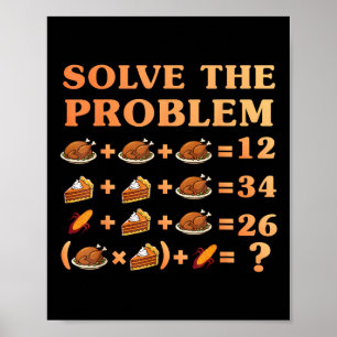 Affiche 67 Six Seven Mème Équation De Maths De Thanksgivin