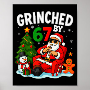 Affiche 67 Six Seven Mème Noël Grinché Par 6-7 Génération