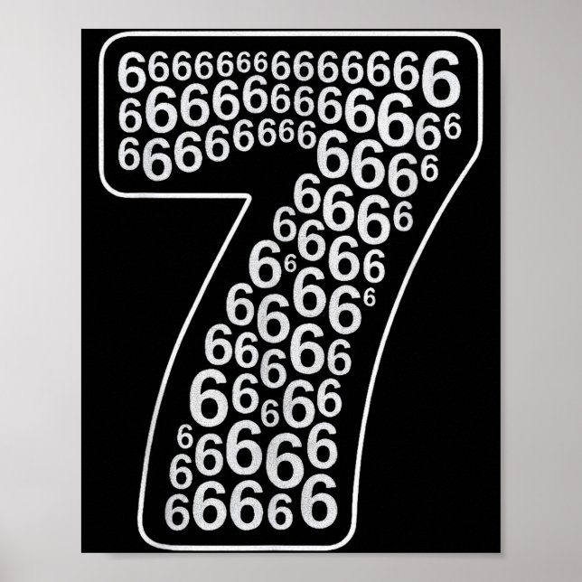 Affiche 67 Sixty Seven Halloween Costume Design Funny 6 7  (Devant)