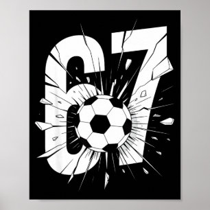 Affiche 67 Soccer Six Seven 6 7 Mème 67