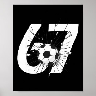 Affiche 67 Soccer Six Seven 6 7 Mème 67 _3