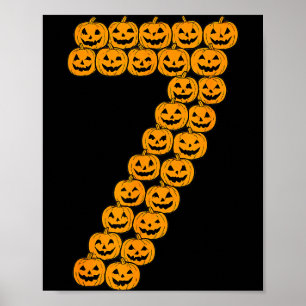 Affiche 67 Soixante-Sept Citrouilles de déguisement d'Hall