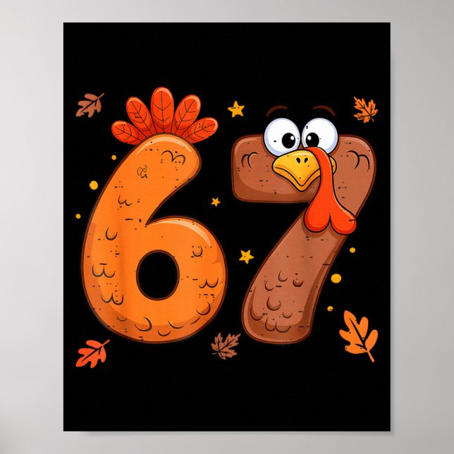 Affiche 67 Thanksgiving Turkey Turkey  (Devant)