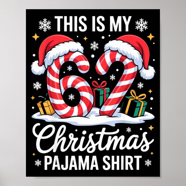Affiche 67 This Is My Christmas Pajama Shirt 6 7 Meme 67 C (Devant)