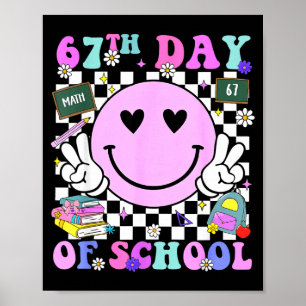 Affiche 67e jour d'école drôle enseignants élèves mème 6 7