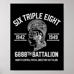 Affiche 6888e Bataillon du Répertoire postal central 6 Tri