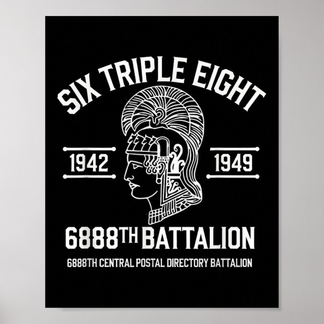 Affiche 6888e Bataillon du Répertoire postal central 6 Tri (Devant)