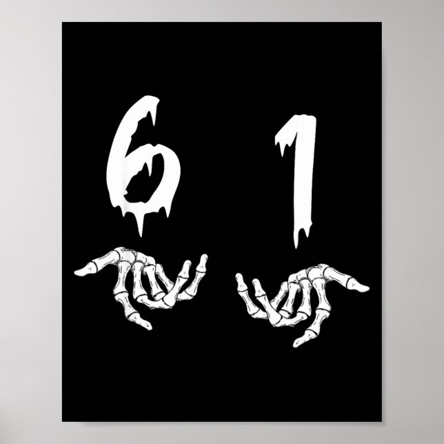 Affiche 6 1 Six Swan Funny New Slang Six One 61  (Devant)