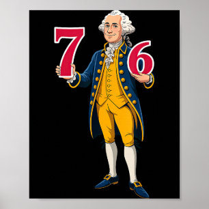 Affiche 6 7 7 6 George Washington Six Sept