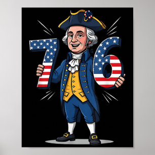 Affiche 6-7 7-6 George Washington Six Sept Mèmes Gen Alpha