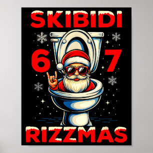 Affiche 6-7 Argot de meme Noël Sympa Mauvais 67 Drôle 