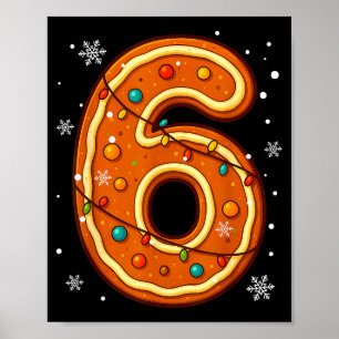 Affiche 6 7 Biscuit de Gingembre Meme Noel Couple Garçon