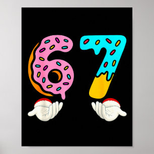 Affiche 6-7 Chemises de Meme 67 Noël Brain Rot Drôle Garço