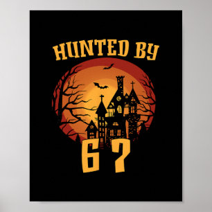 Affiche 6 7 Halloween 67 Mème Six Sept Gén Alpha Haunted