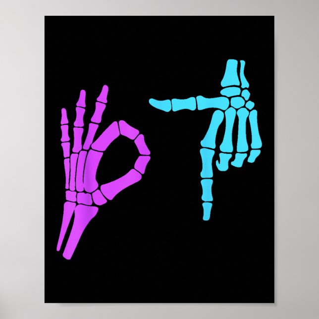 Affiche 6 7 Mème Mains de squelette 67  (Devant)