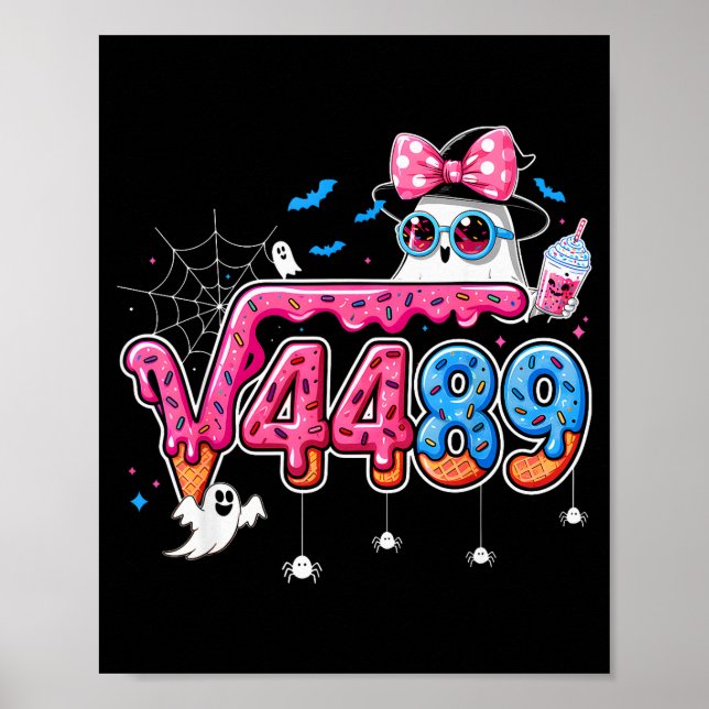 Affiche 6 7 Meme Square Root 4489 Slang Math Teacher Hallo (Devant)