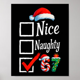Affiche 6 7 Mème Sympa Sale 67 Noël Cerveau Pourri Drôle