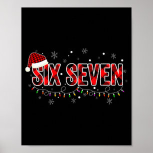 Affiche 6 7 Noël Six Seven Xmas 67 Joyeux Noël _1