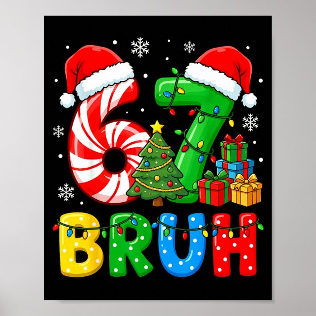 Affiche 6 7 Pajamas Six Seven Matching Ugly Christmas 67 G (Devant)