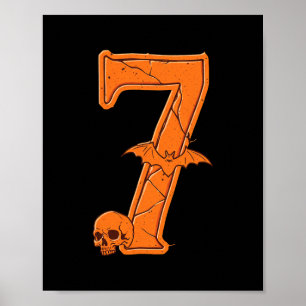 Affiche 6 7 Six Sept Couple Mème Correspondant Halloween C