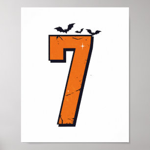 Affiche 6 7 Six Seven Mème Couple Costume d'Halloween Corr
