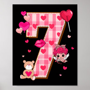 Affiche 6 7 Six Seven Mème Scorie Gen Alpha Saint-Valentin