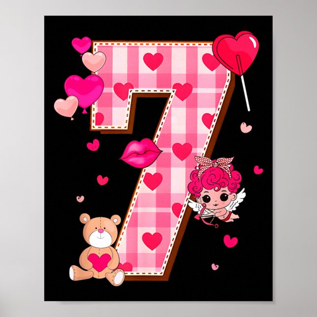 Affiche 6 7 Six Seven Meme Slag Gen Alpha Valentine Matchi (Devant)