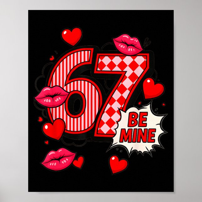 Affiche 6 7 Sois Mienne T-Shirt de la Saint-Valentin Migno (Devant)