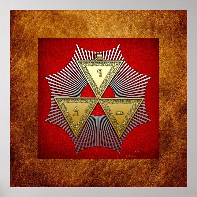 Affiche 6e degré : Secrétaire intime (Devant)