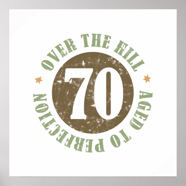 Affiche 70e anniversaire sur la colline (Devant)