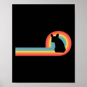 Affiche - 70s Rétro Arc-en-ciel Propriétaire de Chien Mign