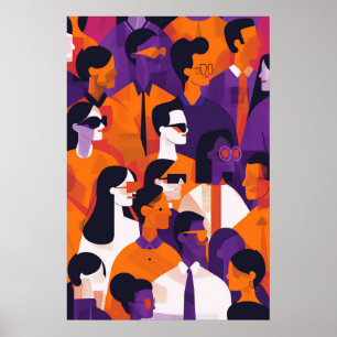 Affiche 733 Héros de tous les jours de la mosaïque urbaine