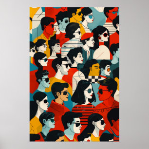 Affiche 737 Héros de tous les jours de la mosaïque urbaine