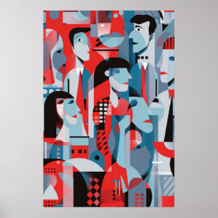 Affiche 743 Héros de tous les jours de la mosaïque urbaine