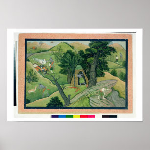 Affiche 74.73 Rama and Lakshmana wandering in search of Si